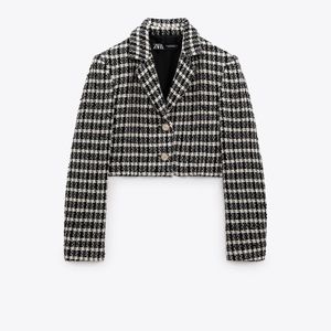 Zara cropped blazer
